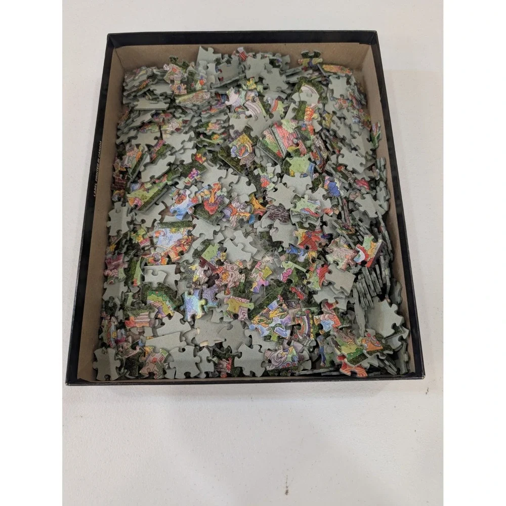 Lost in a Jigsaw Puzzle – Escape from‎ Eden Diagonal Maze 515 Piece by Buffalo - Picture 3 of 3